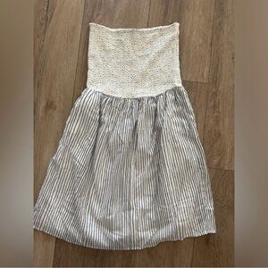rag & bone strapless cotton dress
